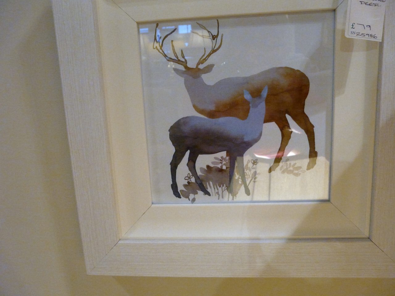 Stag and doe frame.