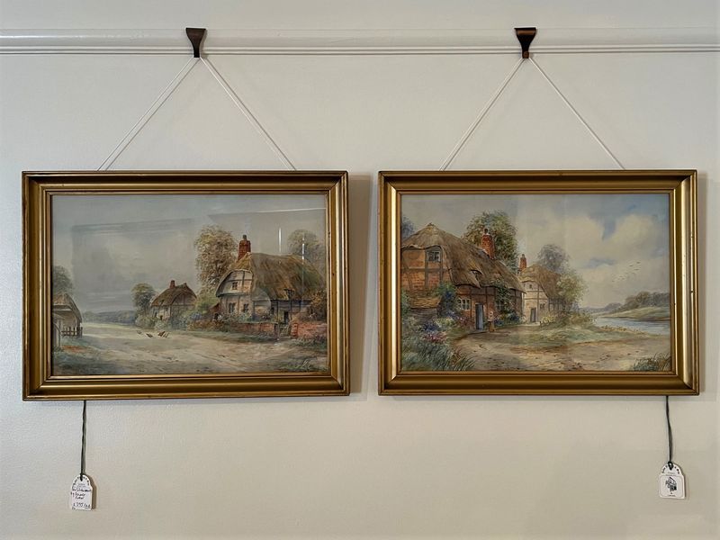 Pair Of Watercolours By Ernest Potter
