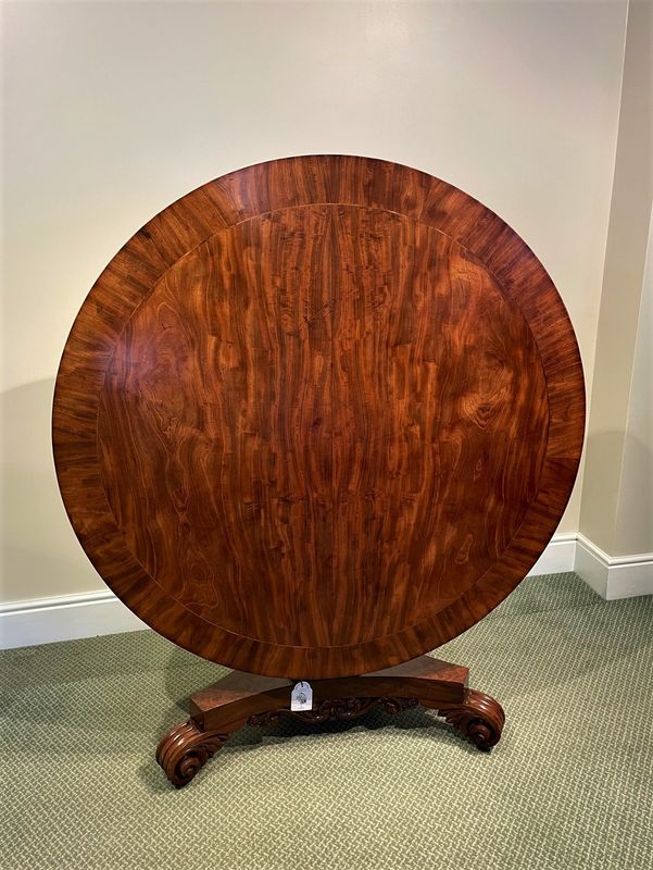 William IV Mahogany Pedestal Dining Table Top