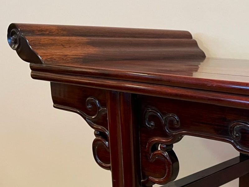 Chinese Rosewood Altar Table Close Up