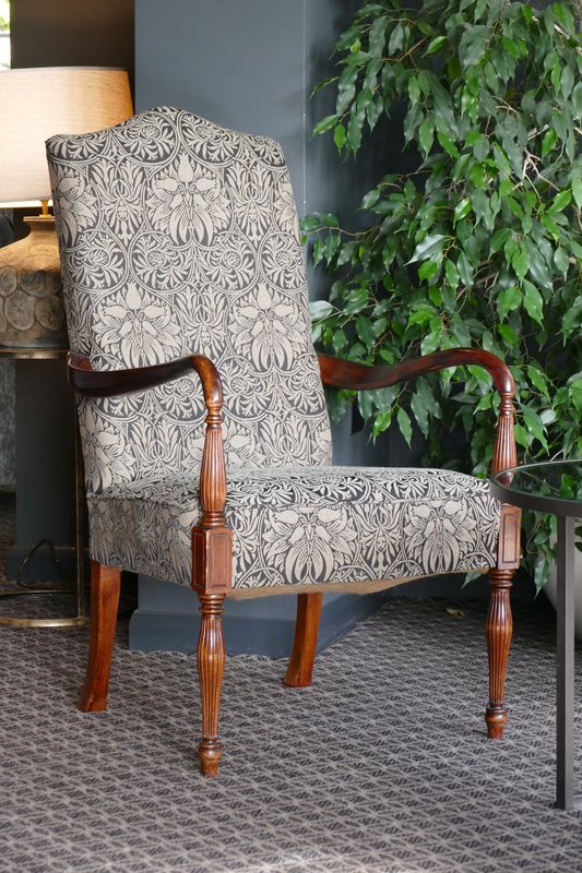 William Morris covered chair